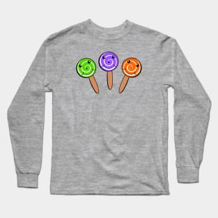 Lollipop, Lollipop (Solid Secondary Colours) Long Sleeve T-Shirt